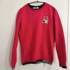 WAAC クルーネックセーター 蛍光ピンク サイズ1 難ありのサムネイル