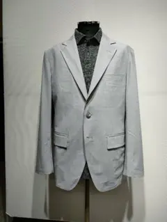 ライトグレー テーラードジャケットLサイズNO.164
