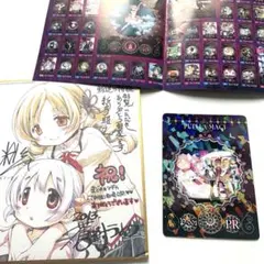 まどマギ　ミニ色紙　カード　リーフレット
