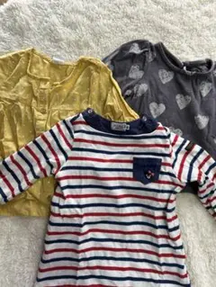 80サイズ　長袖Tシャツセット♡ミキハウス・next・H&M