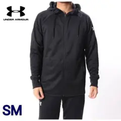 アンダーアーマー　ジップアップパーカー　ブラック　SM