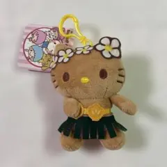 日焼けキティ フラダンス マスコット ぬいぐるみ