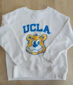 UCLA クマイラスト トレーナー ホワイト 120 マーキーズ