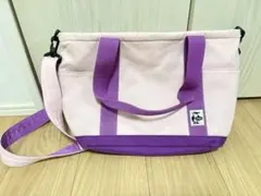 チャムス　ピンクパープルショルダーバッグ　トートバッグ
