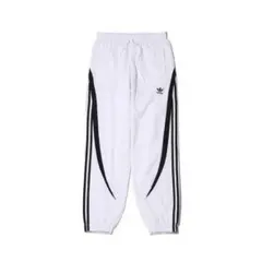 【新品未使用】adidas トレフォイル ナイロンパンツ ホワイトのサムネイル