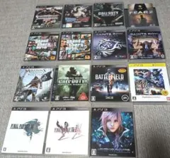 PS3 ソフト15本まとめ売り　FF13シリーズ　GTA5等