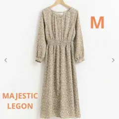 マジェスティックレゴン【M】ワンピース バックリボン 花柄
