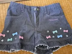 mezzo piano 130 デニム　ショートパンツ グレー　GWお値引き中