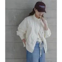 美品★アーバンリサーチサニーレーベル★ 撥水スタンドカラーナイロンブルゾン★