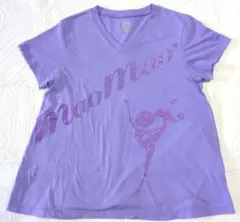 浅田真央デザイン　arena XL maomao 半袖Tシャツ　ラベンダーのサムネイル
