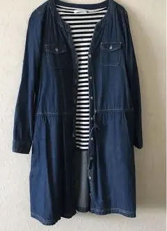 デニムワンピース シャツワンピース チュニック 羽織　M 〜L 最終です