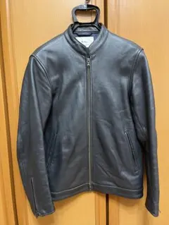 NOLLEY’S ノーリーズ レザージャケット 本革 羊革　ダークネイビー