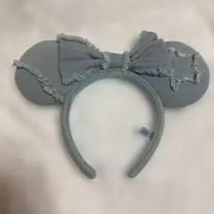 ディズニーデニム風ミッキー耳カチューシャ