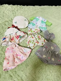 メルちゃん　ハンドメイド　着せ替え　お洋服 クリスマス柄　ソランちゃん