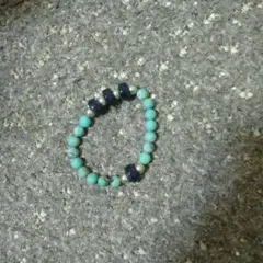 FＡT 　ターコイズ　ビーズブレスレット