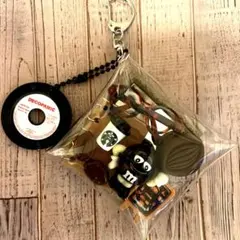 ＊ガチャ詰めポーチ キーホルダー＊カフェタイム ブラウン系ブラック系