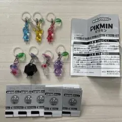 【コンプリート】ピクミン めじるしアクセサリー アクリルキーホルダー 7個セット