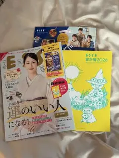 ESSEエッセ　2026年1月号 新年特大号　家計簿