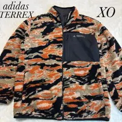 adidas TERREX ボアフリース　リバーシブルジャケット　XO 迷彩柄