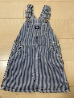 OSHKOSH オシュコシュ90 ヒッコリー ストライプ ジャンパースカート