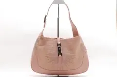 ♥GUCCIニュージャッキ―ショルダーバック べ―ジュピンク 新品未使用 