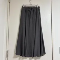 ワークマン　メッシュ　ロング　スカート　チャコールグレー　ワークマン女子　L