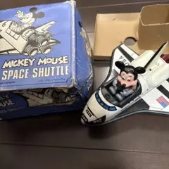 Masudaya製の、NASAスペースシャトルに乗ったレトロなミッキーマウス Masudaya製の、NASAスペースシャトルに乗ったレトロなミッキーマウス