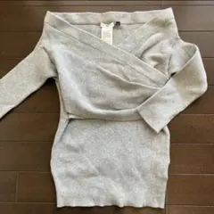 sov. 五部袖　カシュクールニット　36