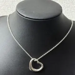 TIFFANY & CO. ネックレス オープンハート シルバー 925