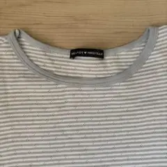 BRANDY MELVILLE ボーダー長袖　透かし編み