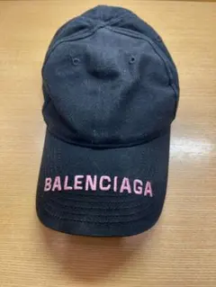 BALENCIAGA ブラックキャップ レインボーロゴ BALENCIAGA ブラックキャップ レインボーロゴ - メルカリ