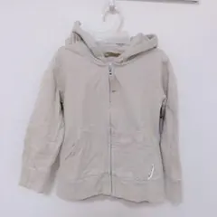 ベージュ パーカー サイズ100