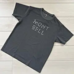 美品　モンベル　mont-bell Tシャツ　半袖　160 グレー