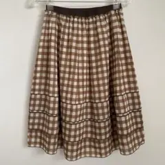ユキトリイ フレアスカート サイズM YUKI TORII スカート フレア レディース 事務服 オフィス 制服 春 夏