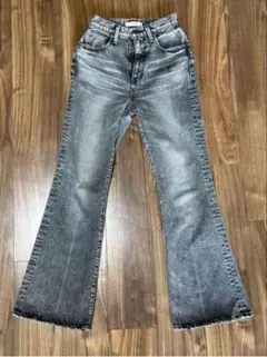 【最終値下げ】moussy マウジーグレー フレアデニム