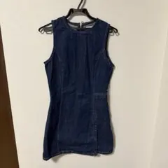 ZARA デニムミニワンピース
