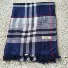 BURBERRY 100%　カシミヤ ストール　チェック柄180cm×70cm