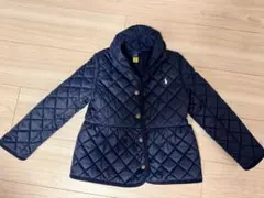 ポロラルフローレン キルティングジャケット 4T ネイビー 女の子