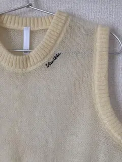 値下げしました！ambi MAX アンビマックス　イエローニットベスト