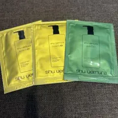 shu uemura クレンジングオイル サンプル 3点セットのサムネイル