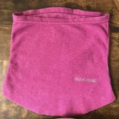 mont-bell キッズ用マフラー ネックウォーマー　パープル