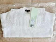 新品 DRAWER RESORT2 7Gあぜ編みロングスリーブニットのサムネイル
