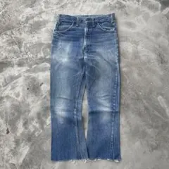70s Levi's リーバイス 646 フレアデニムパンツ カットオフ 古着