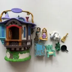 ディズニーストア ラプンツェルの家セット ラプンツェル ドールハウス