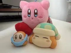 星のカービィ ぬいぐるみ＆ワドルディ フィギュア 3点セット まとめ売りのサムネイル