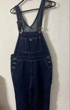 SOMETHING ダークブルー オーバーオール