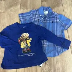Ralph Lauren ポロベア 長袖Tシャツ　ロンT 半袖シャツセット