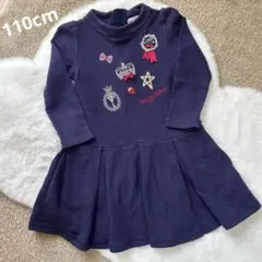 mezzo piano ワンピース　ネイビー　110cm