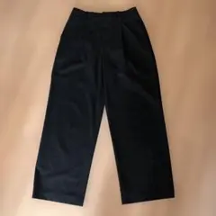 UNIQLO ユニクロ　タックワイドパンツ WOMEN レディース　黒　Ｌ