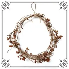 ナチュラル☘️ ヘクソカズラ リース ドライフラワー 自然素材 ハンドメイド